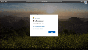 Create an account